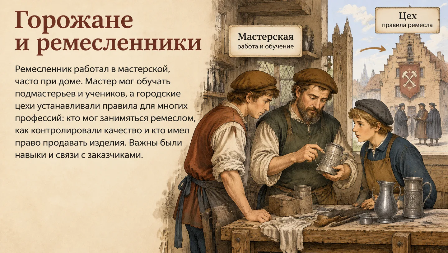 Горожане и ремесленники