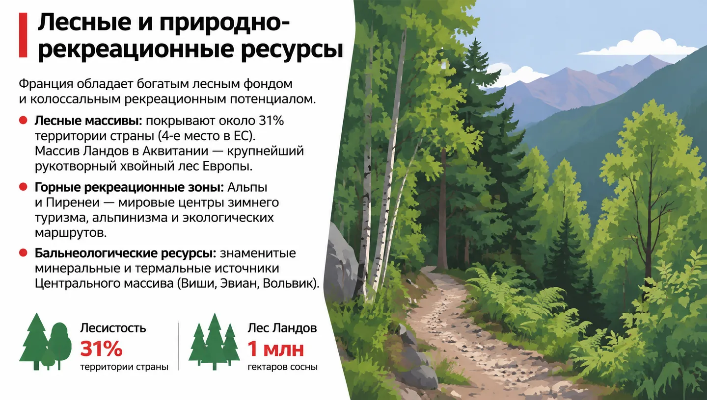 Лесные и природно-рекреационные ресурсы