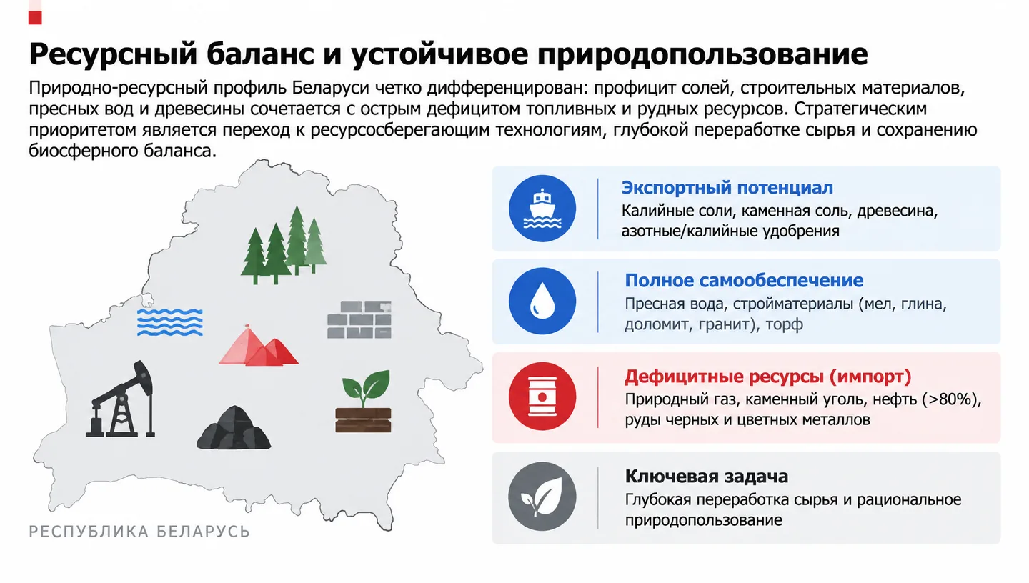 Ресурсный баланс и устойчивое природопользование