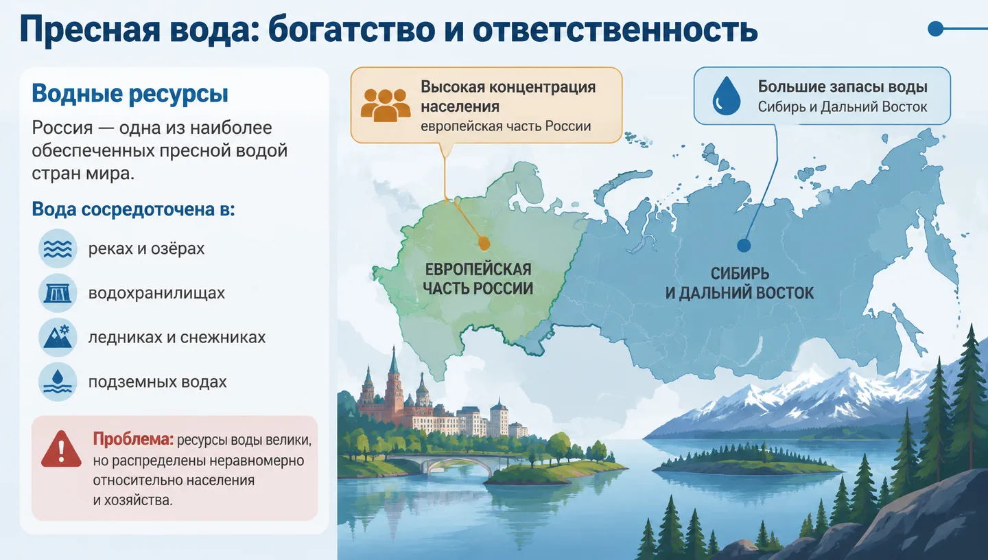 Пресная вода: богатство и ответственность