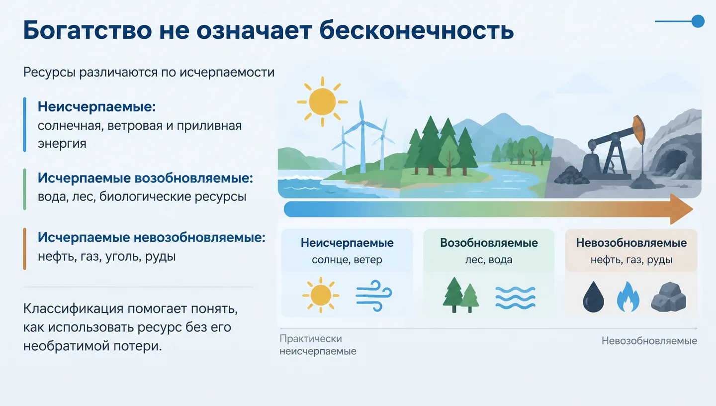 Богатство не означает бесконечность