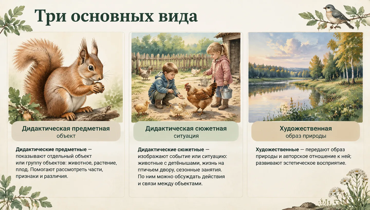 Три основных вида