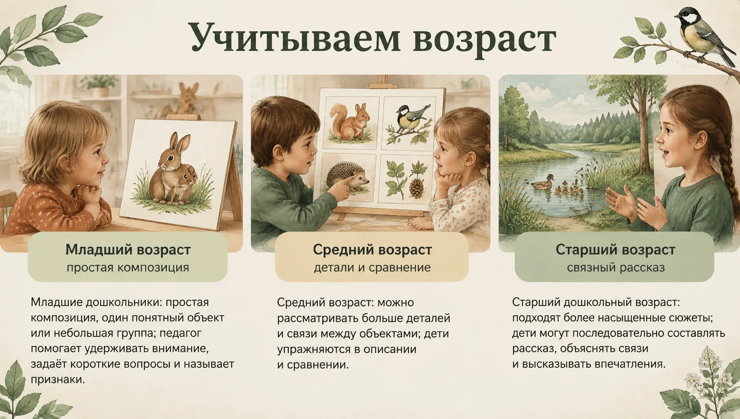 Учитываем возраст