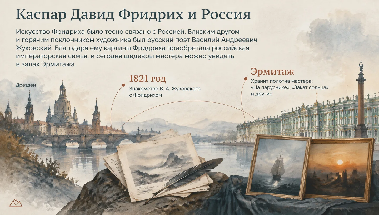 Каспар Давид Фридрих и Россия