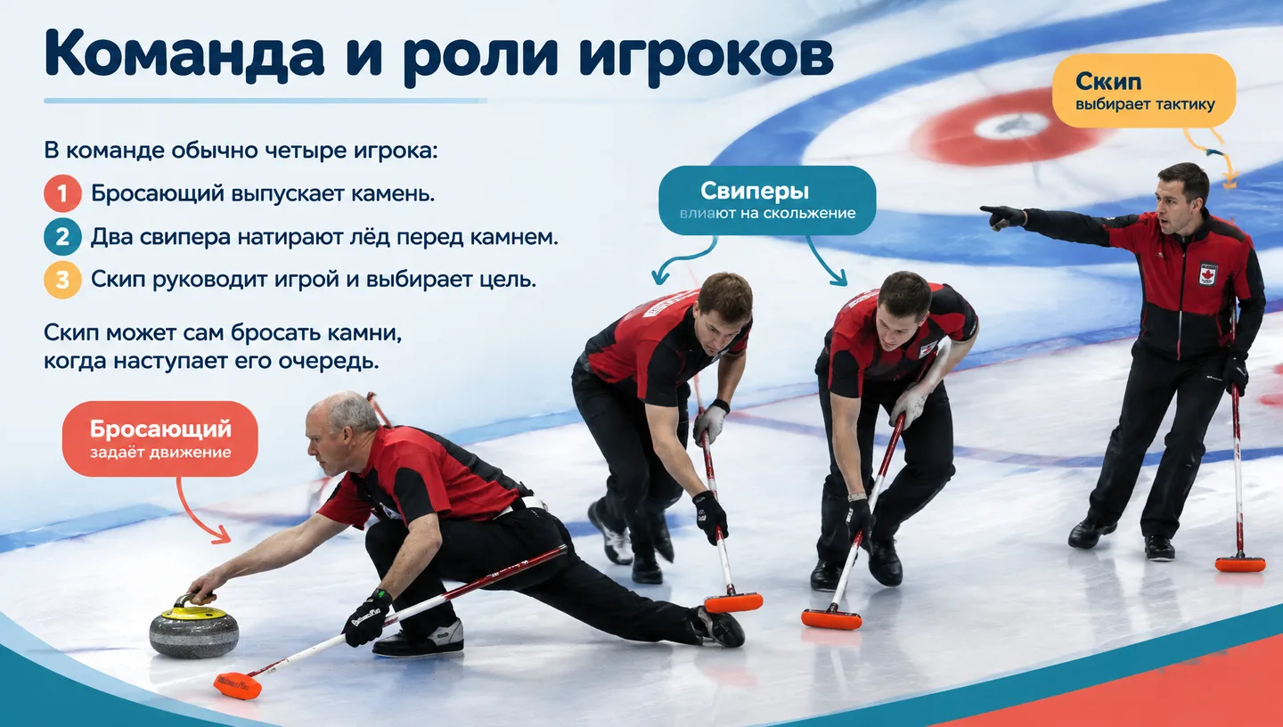 Команда и роли игроков
