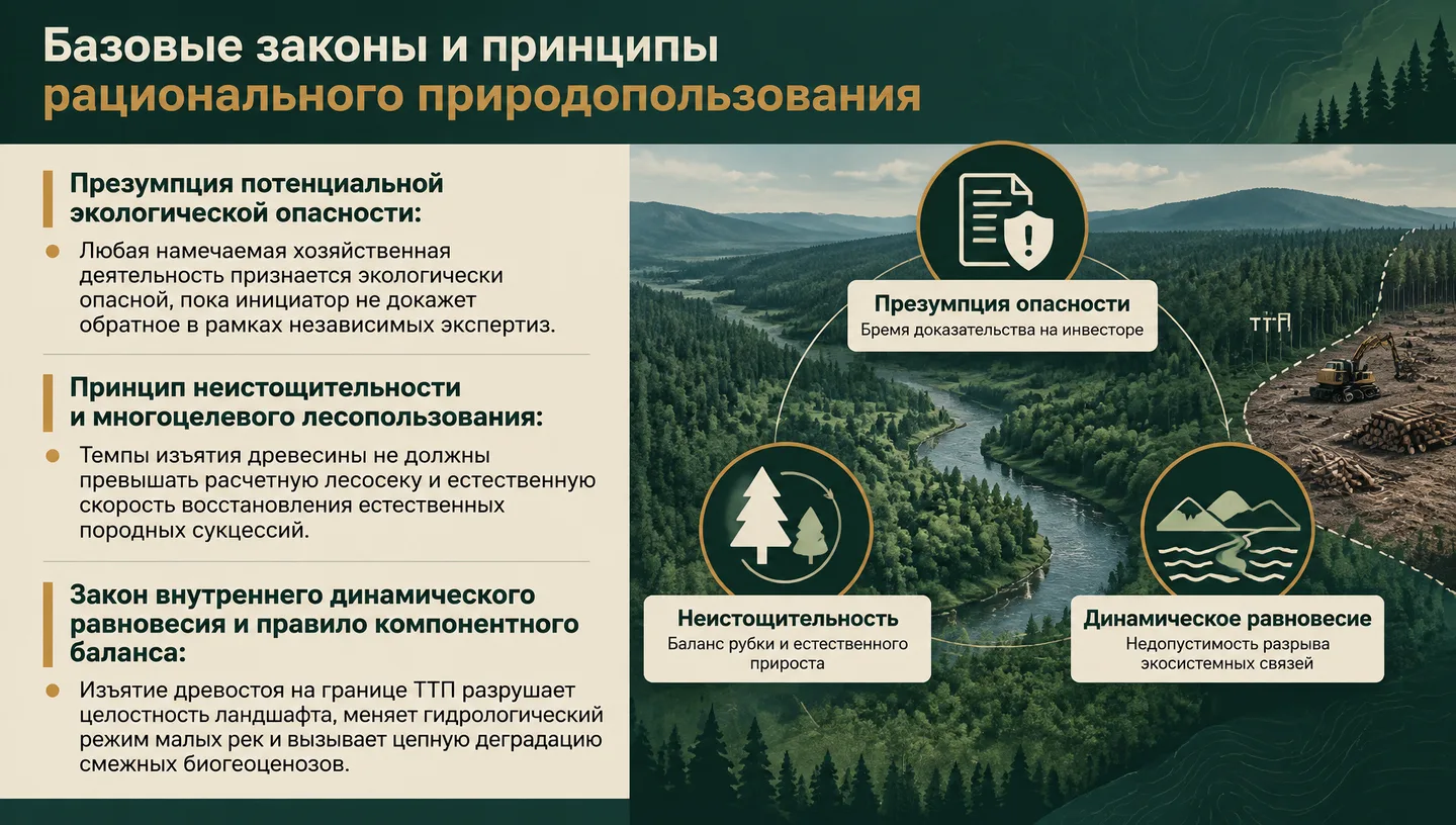 Базовые законы и принципы рационального природопользования