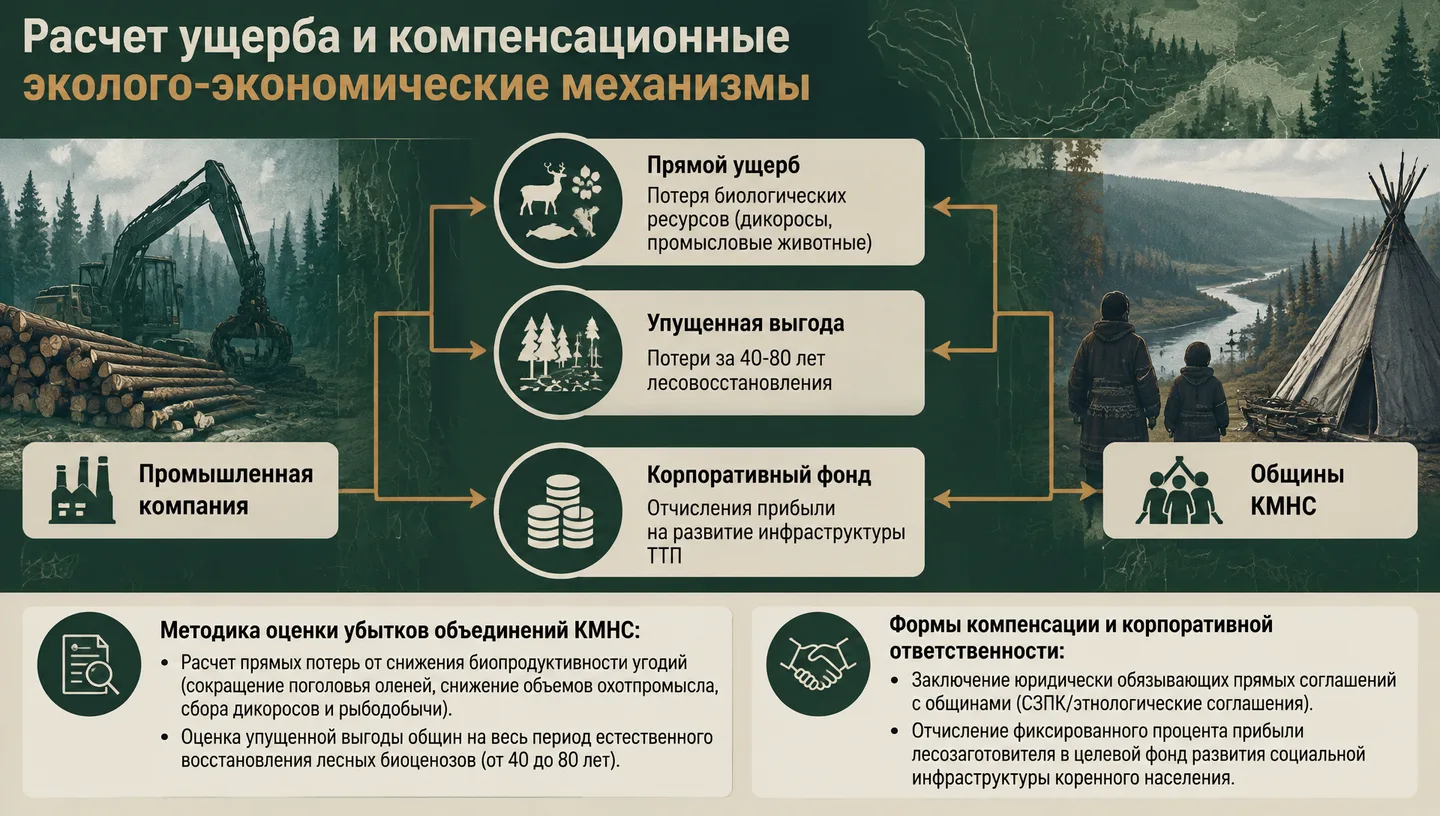 Расчет ущерба и компенсационные эколого-экономические механизмы