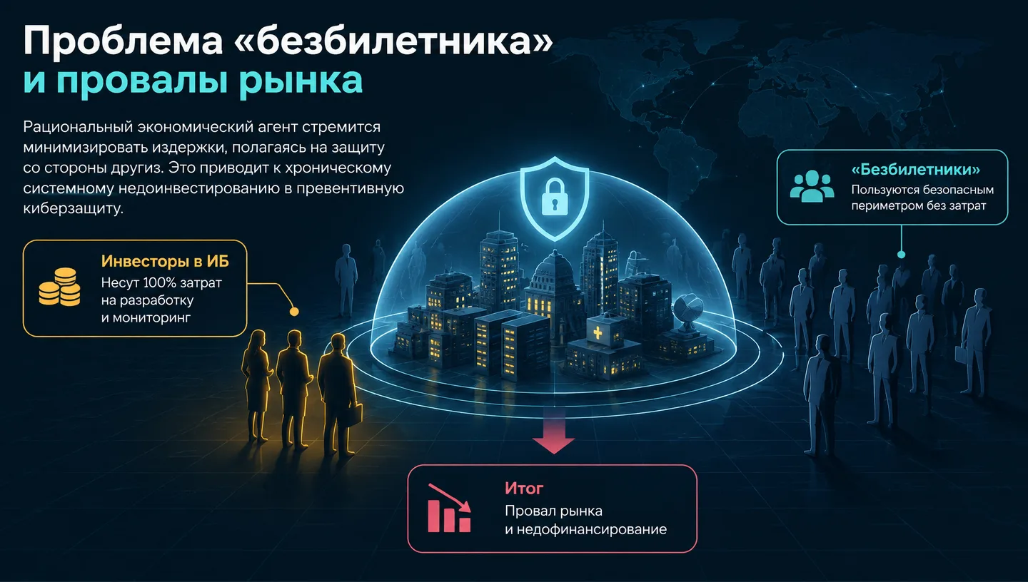 Проблема «безбилетника» и провалы рынка