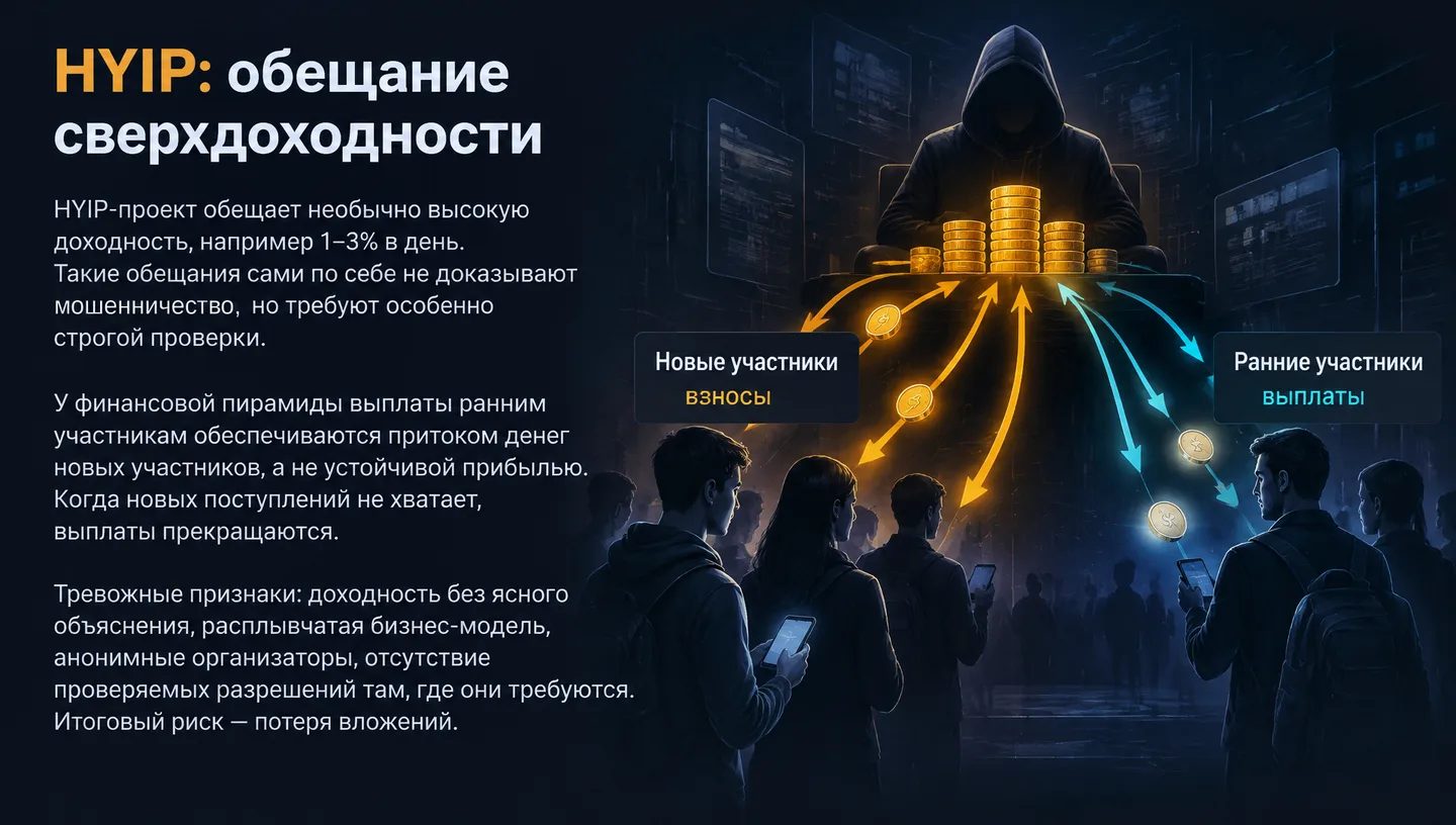 HYIP: обещание сверхдоходности