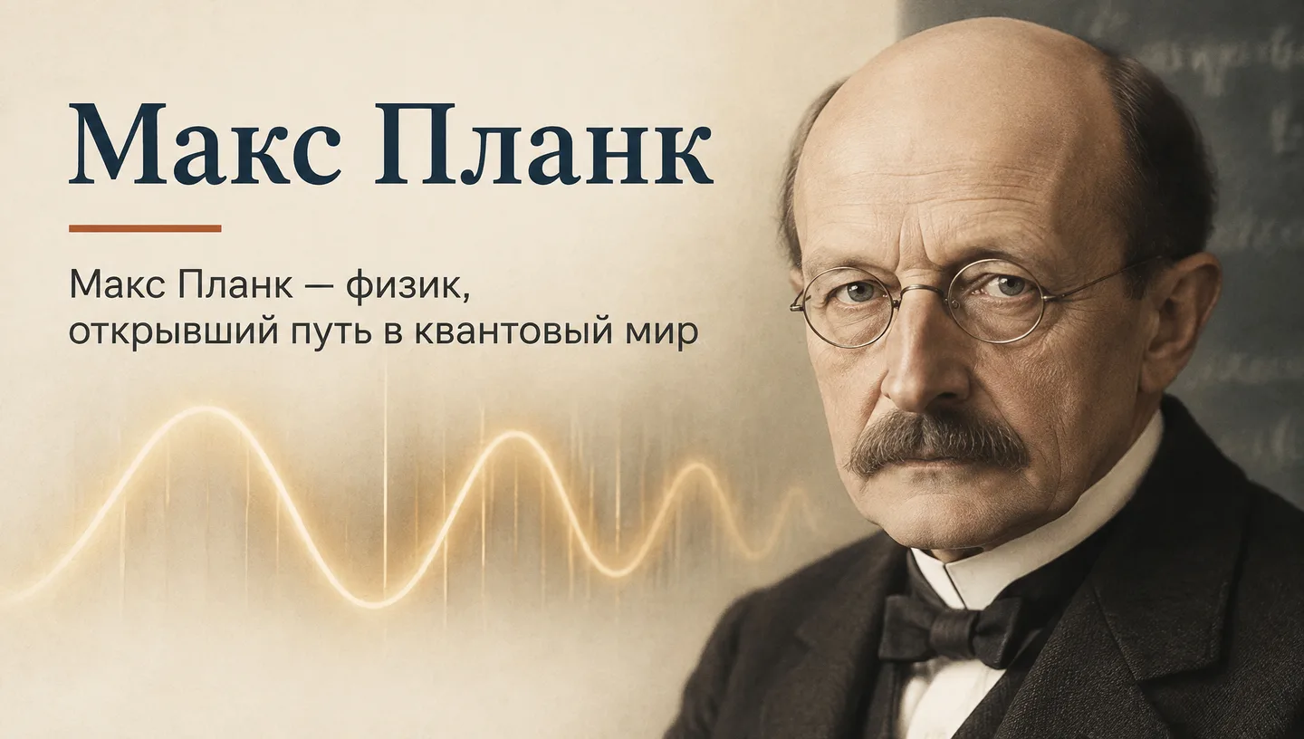 Первый слайд: Макс Планк