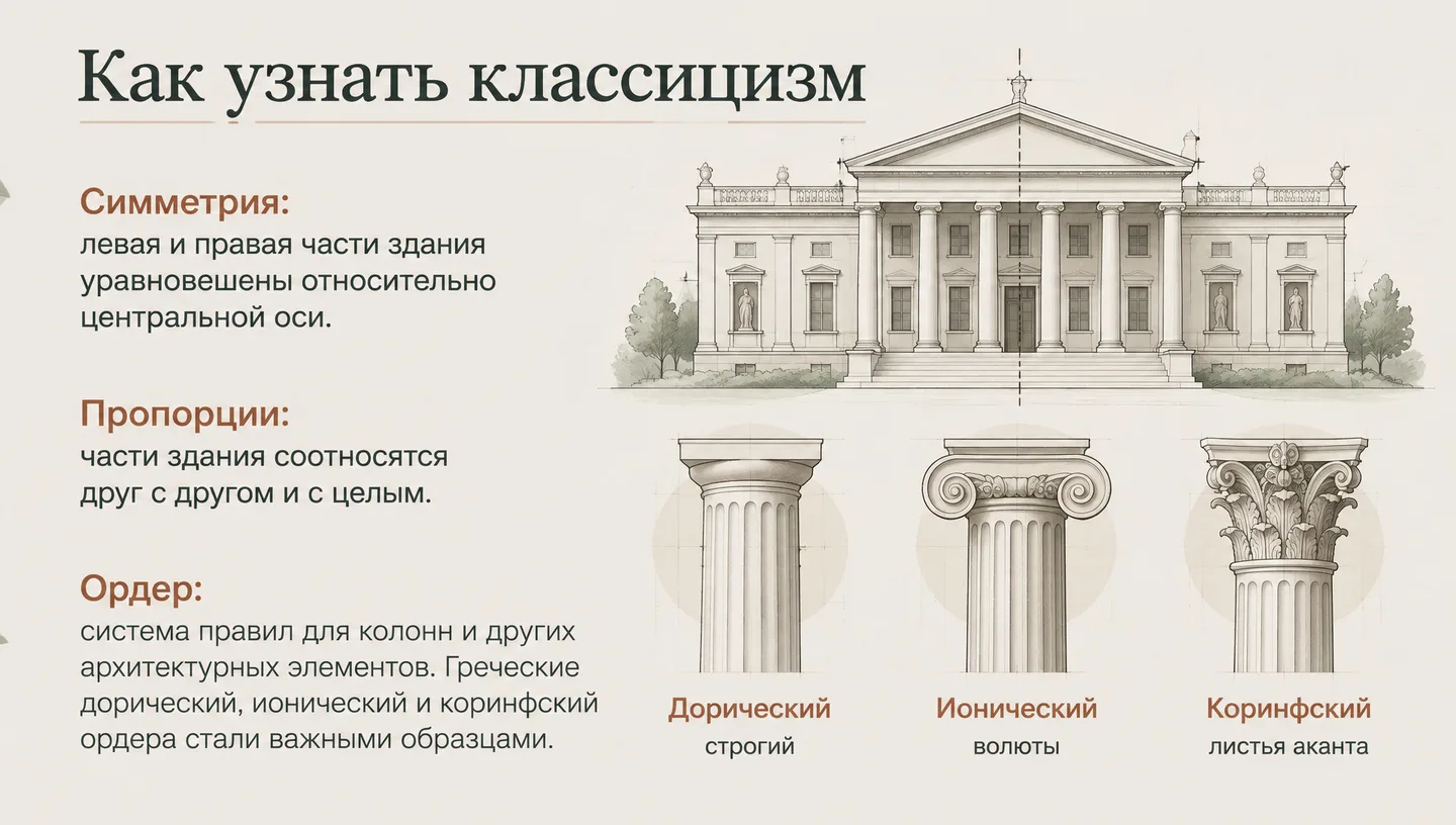 Как узнать классицизм
