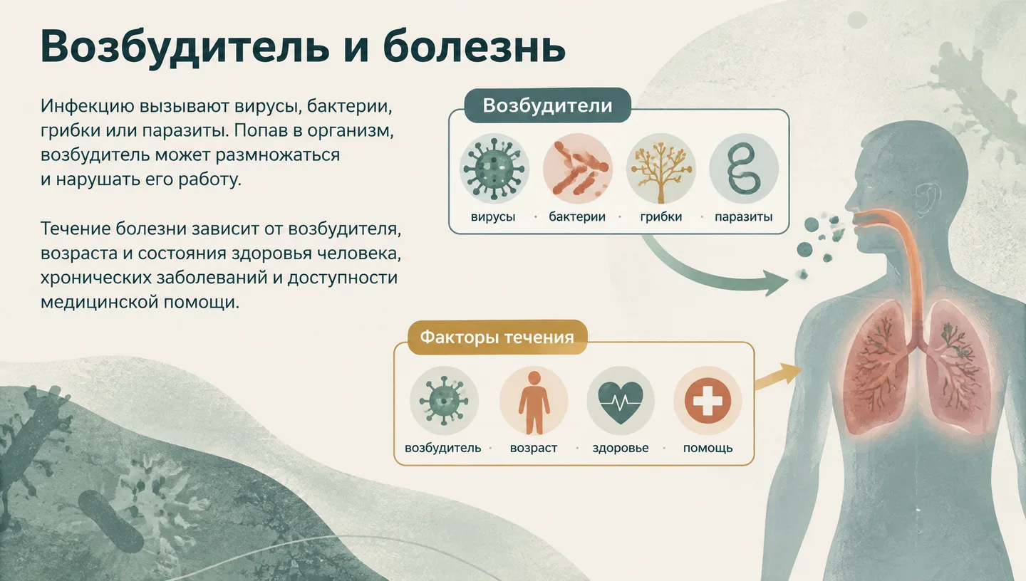 Возбудитель и болезнь
