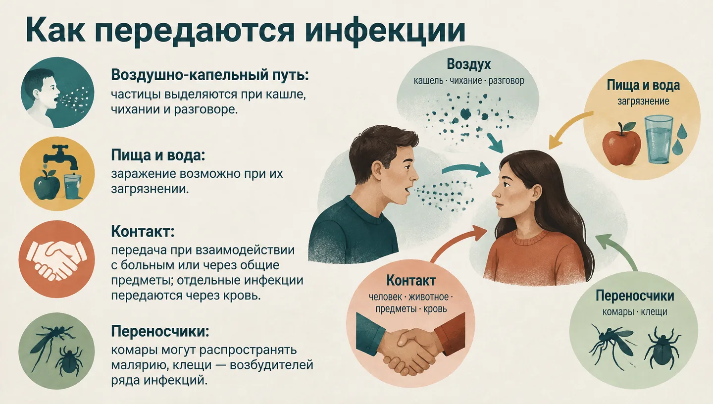 Как передаются инфекции