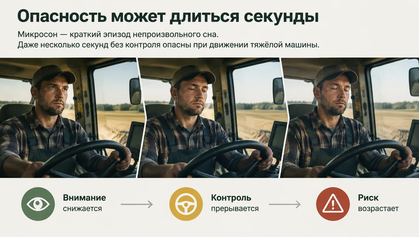 Опасность может длиться секунды