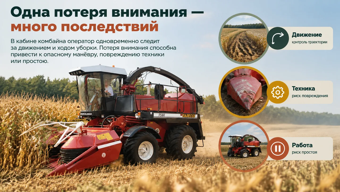 Одна потеря внимания — много последствий
