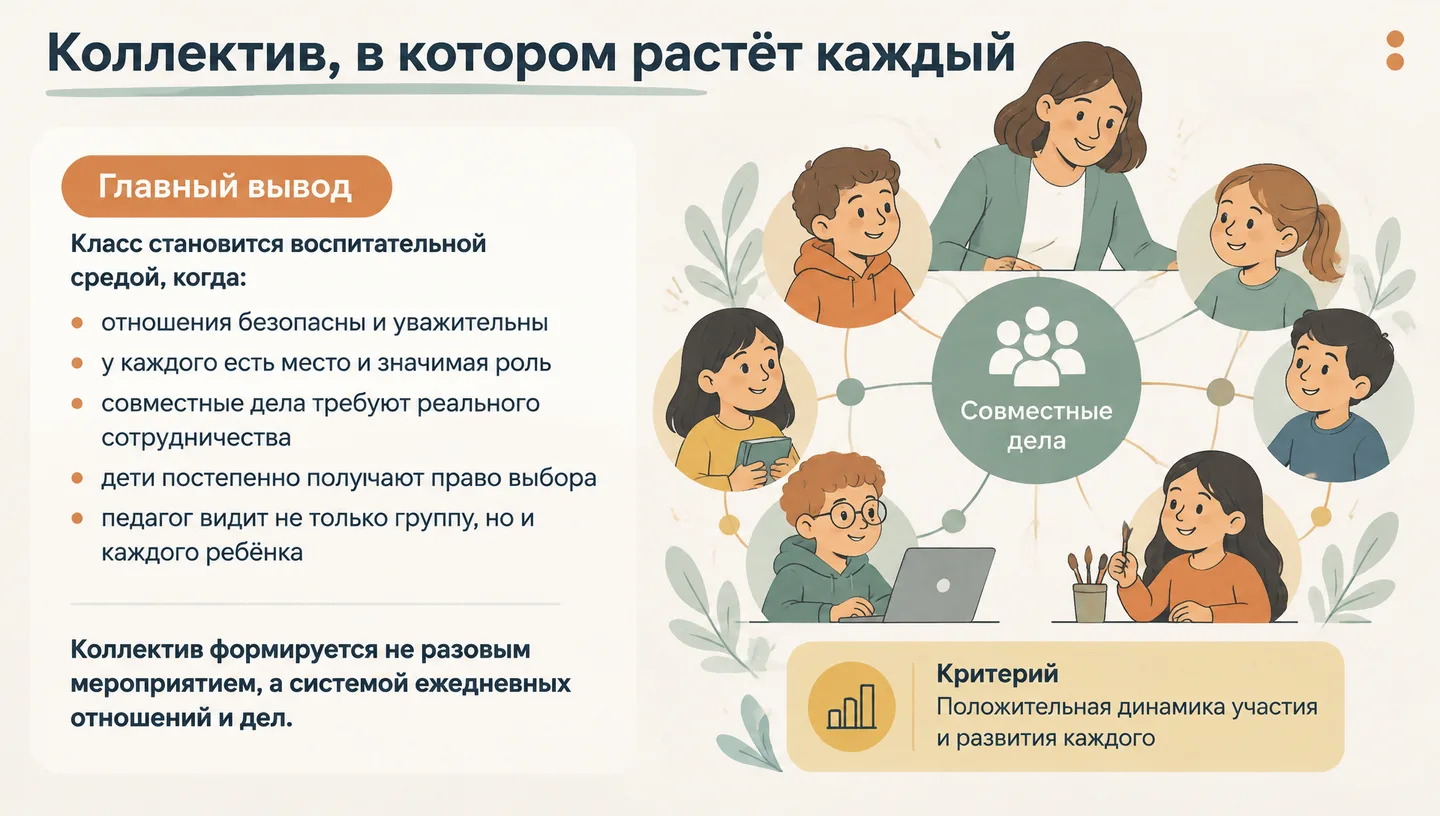 Коллектив, в котором растёт каждый