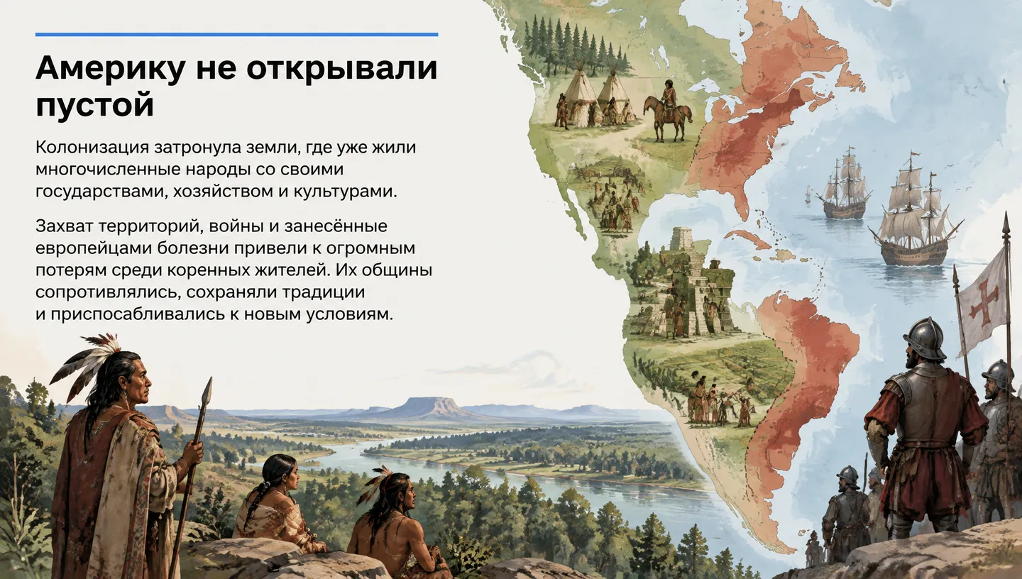 Америку не открывали пустой