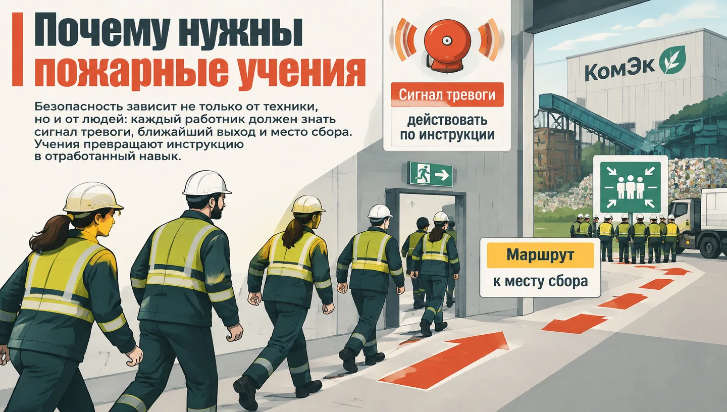 Почему нужны пожарные учения
