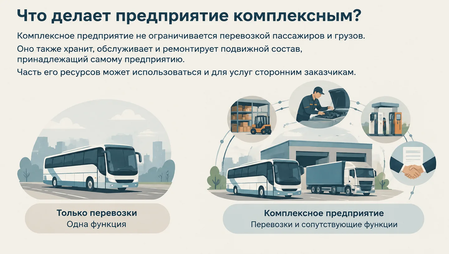 Что делает предприятие комплексным?