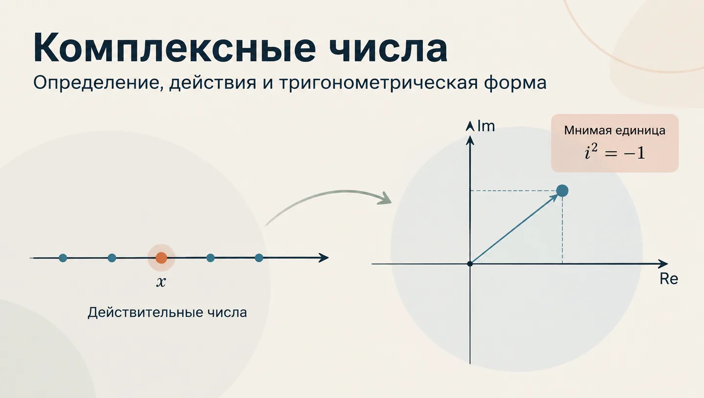 Первый слайд: Комплексные числа