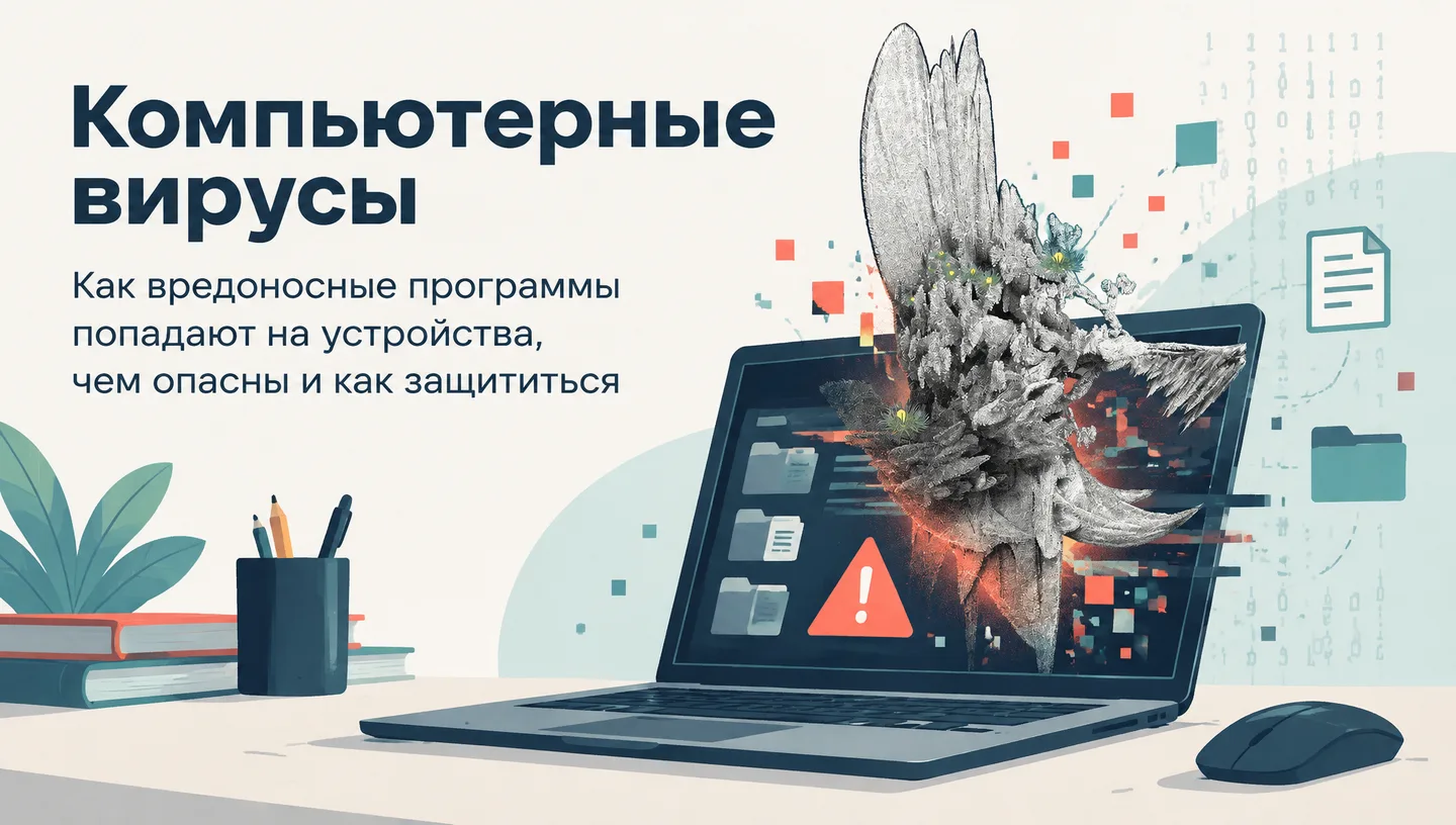 Первый слайд: Компьютерные вирусы