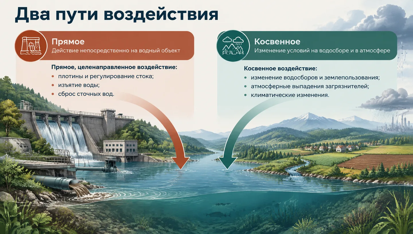 Два пути воздействия