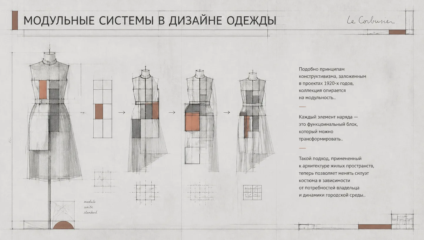 Модульные системы в дизайне одежды