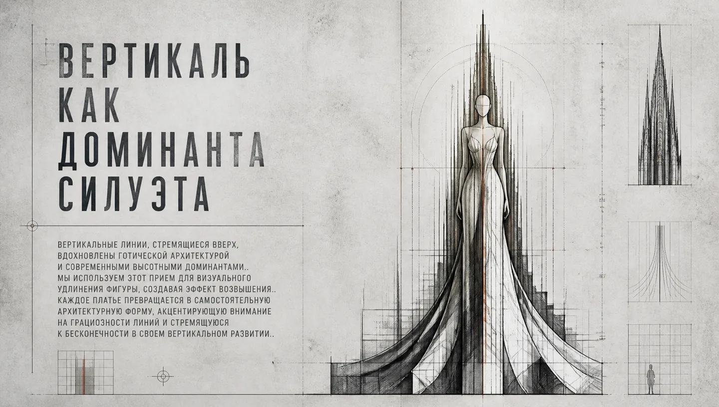 Вертикаль как доминанта силуэта