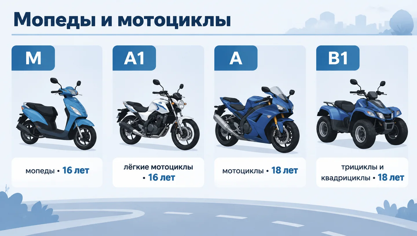 Мопеды и мотоциклы