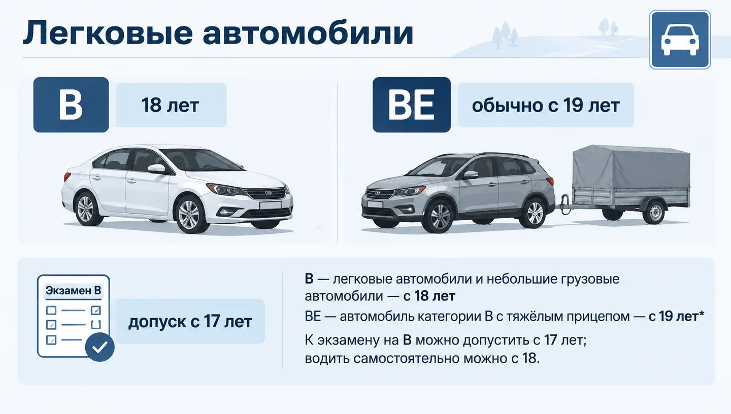Легковые автомобили
