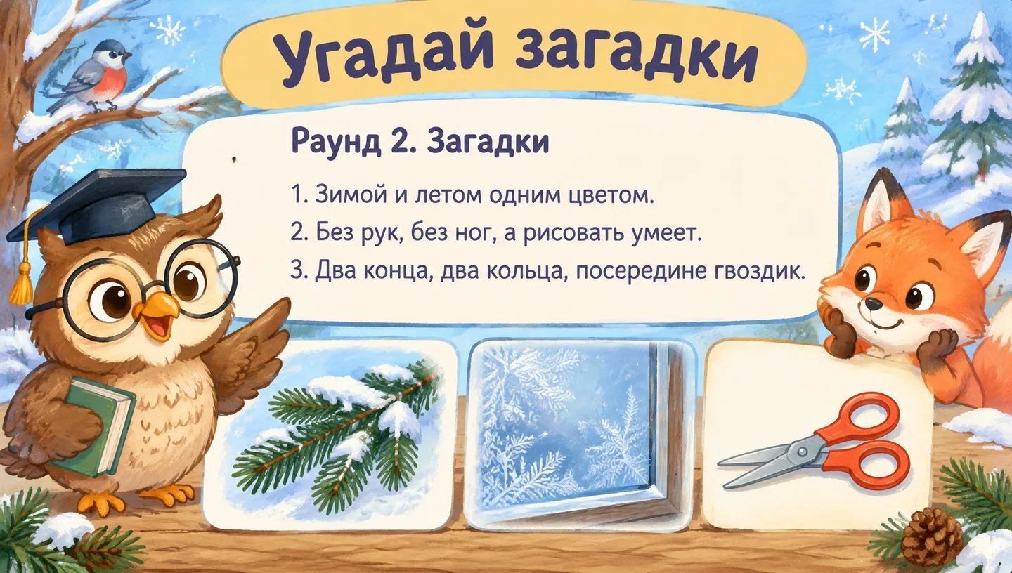 Угадай загадки