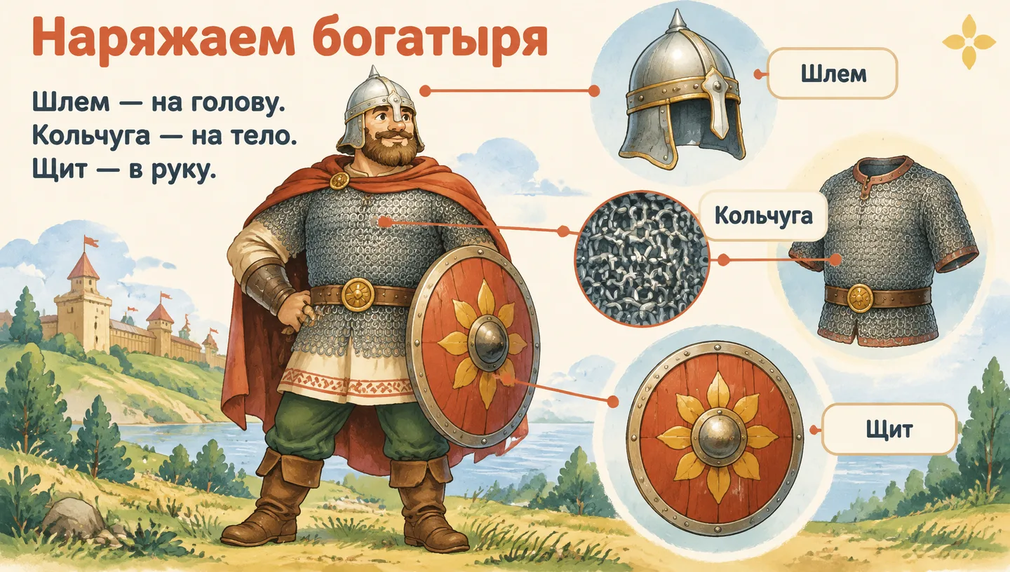 Наряжаем богатыря