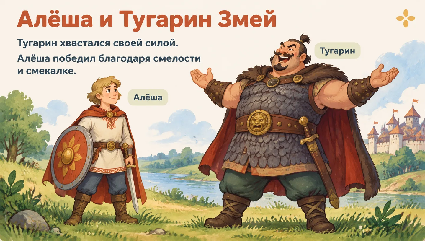 Алёша и Тугарин Змей