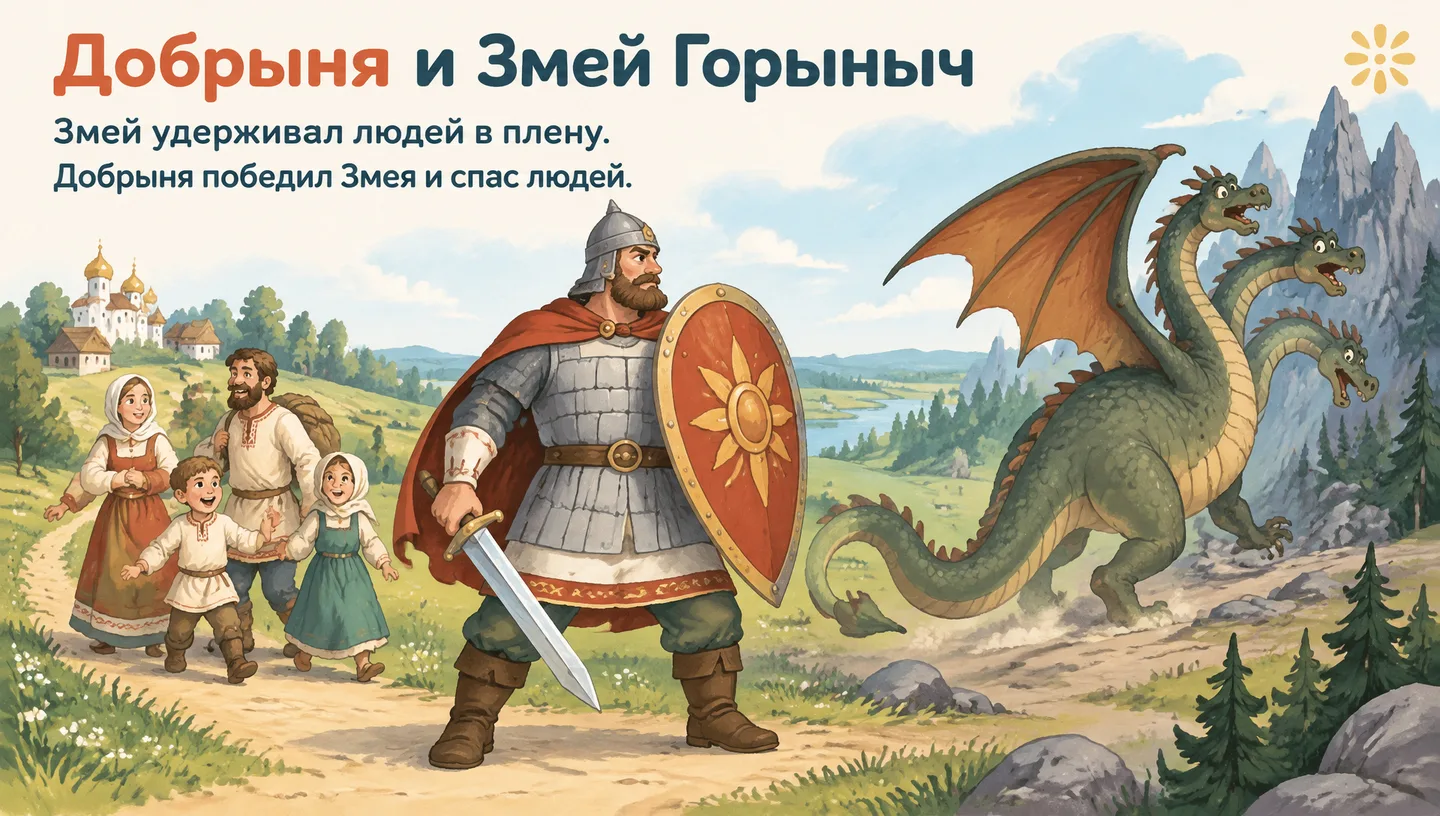 Добрыня и Змей Горыныч