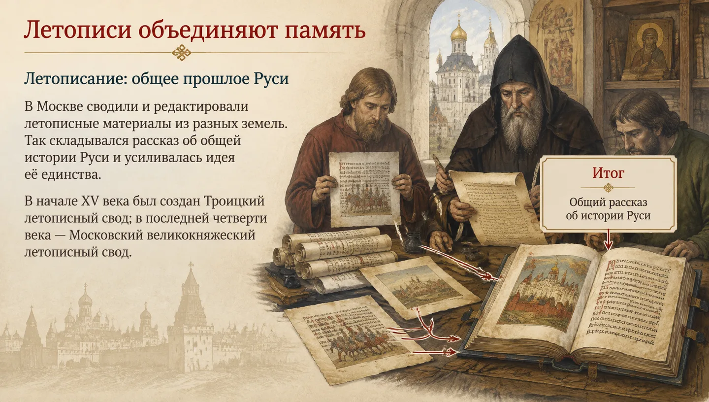 Летописи объединяют память