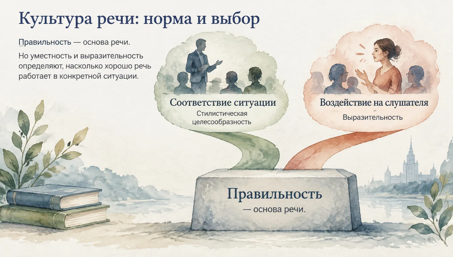 Первый слайд: Культура речи: норма и выбор