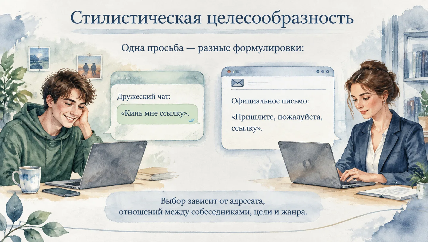 Стилистическая целесообразность