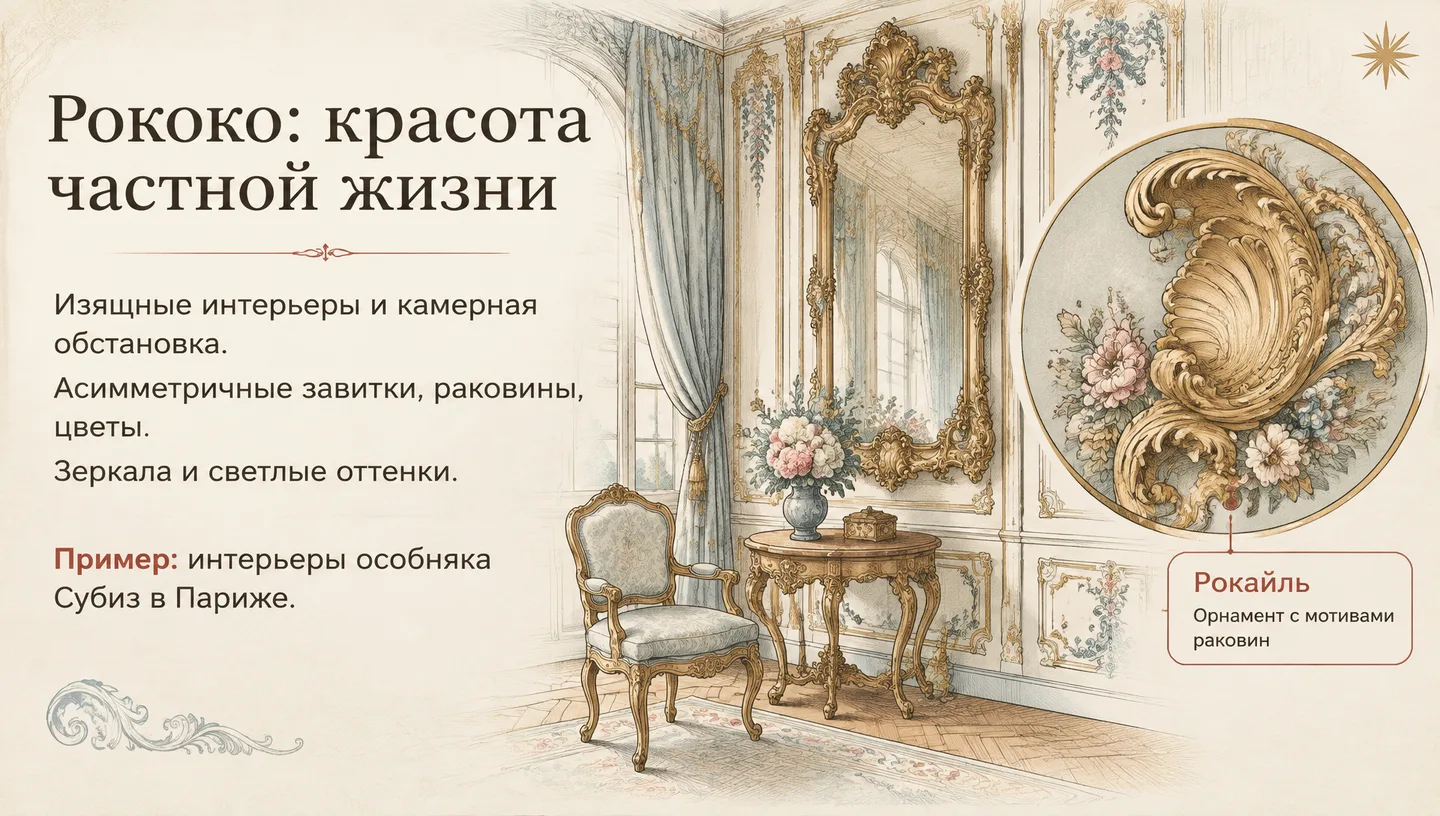 Рококо: красота частной жизни