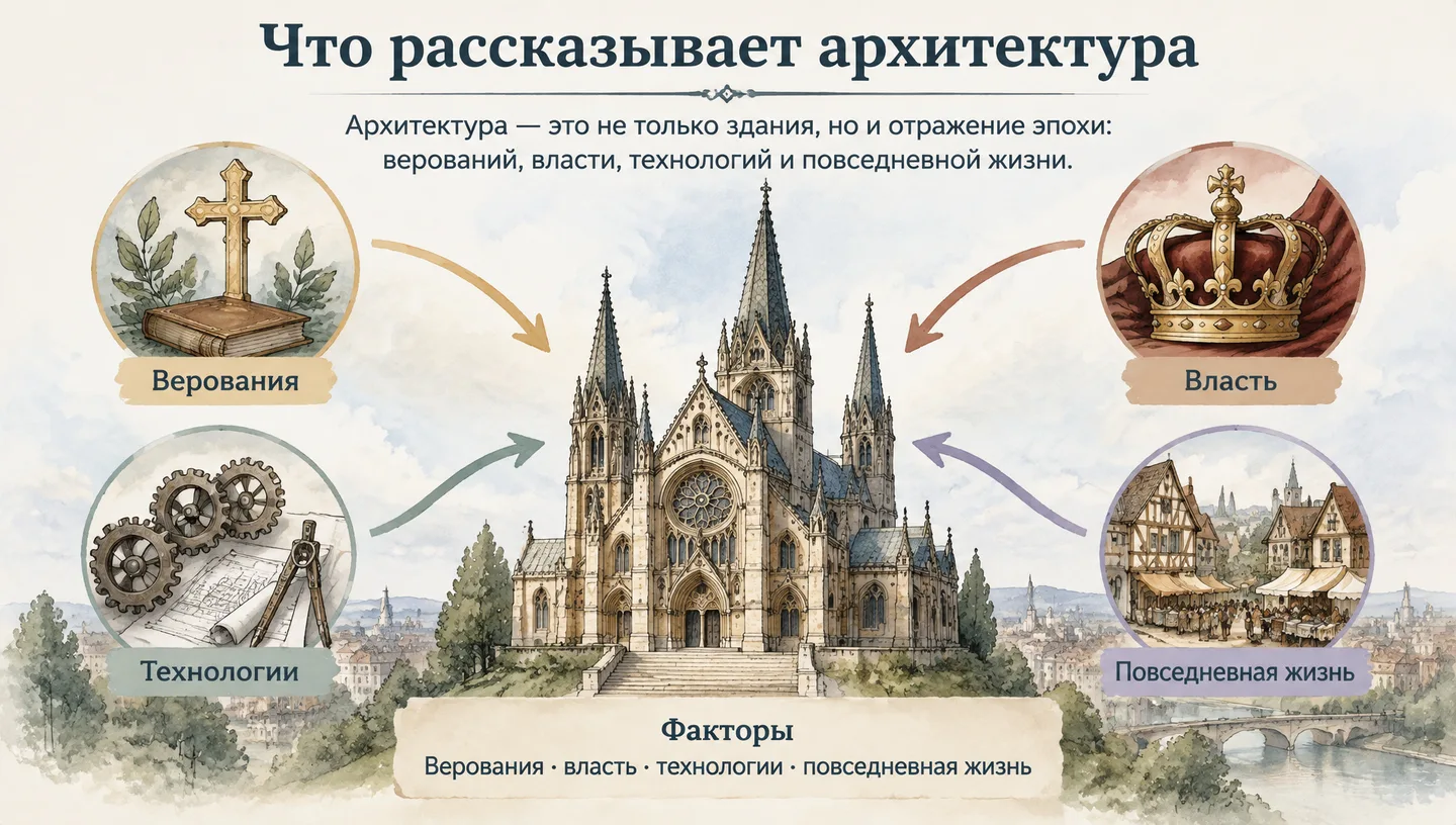 Что рассказывает архитектура