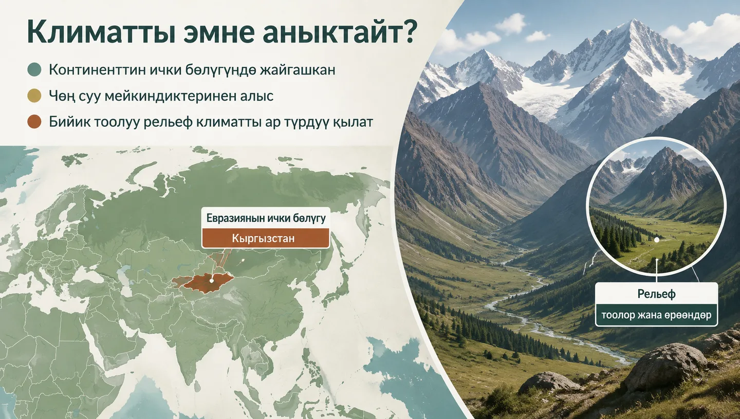 Климатты эмне аныктайт?