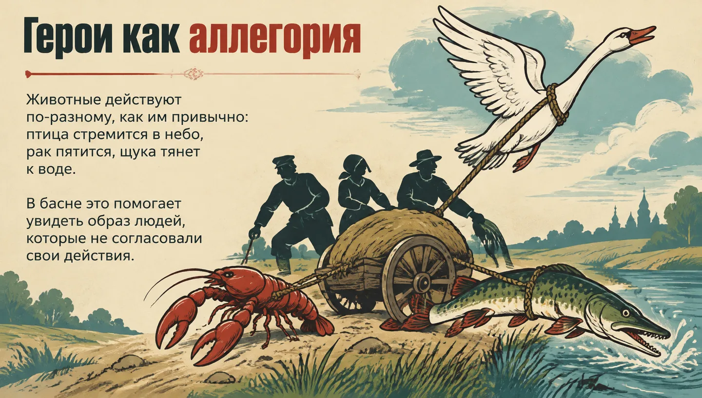 Герои как аллегория