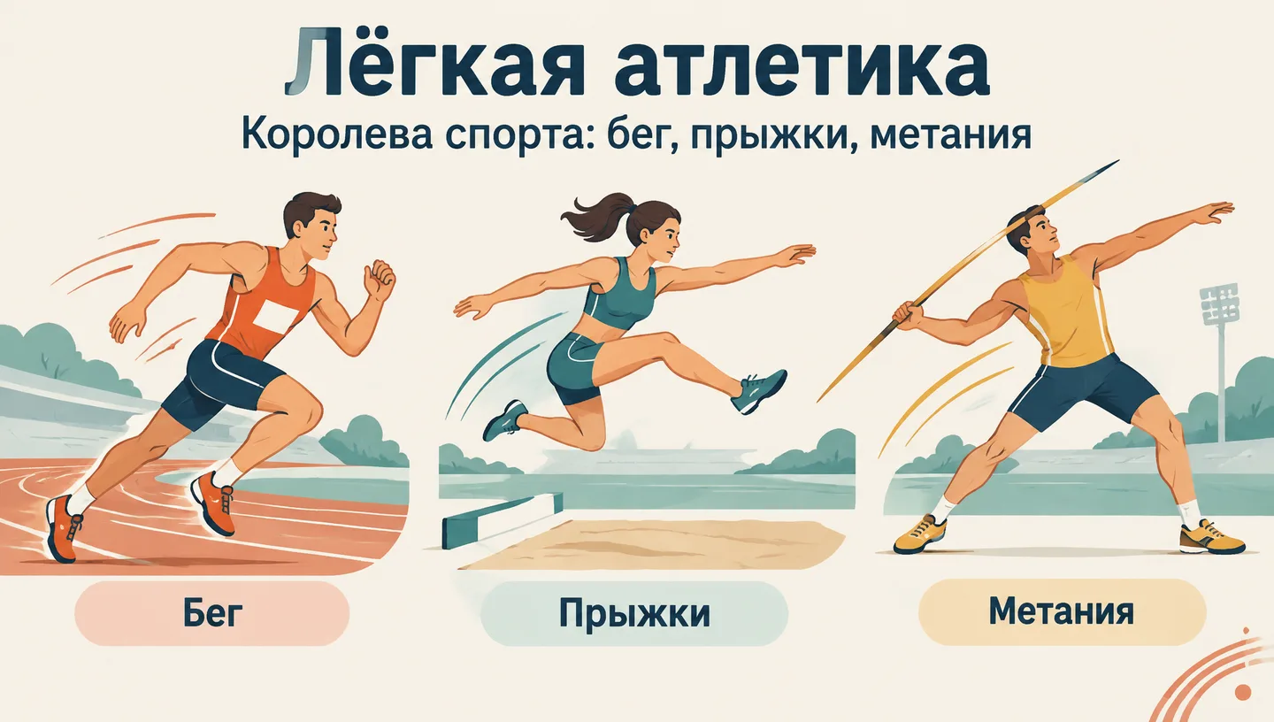 Первый слайд: Лёгкая атлетика