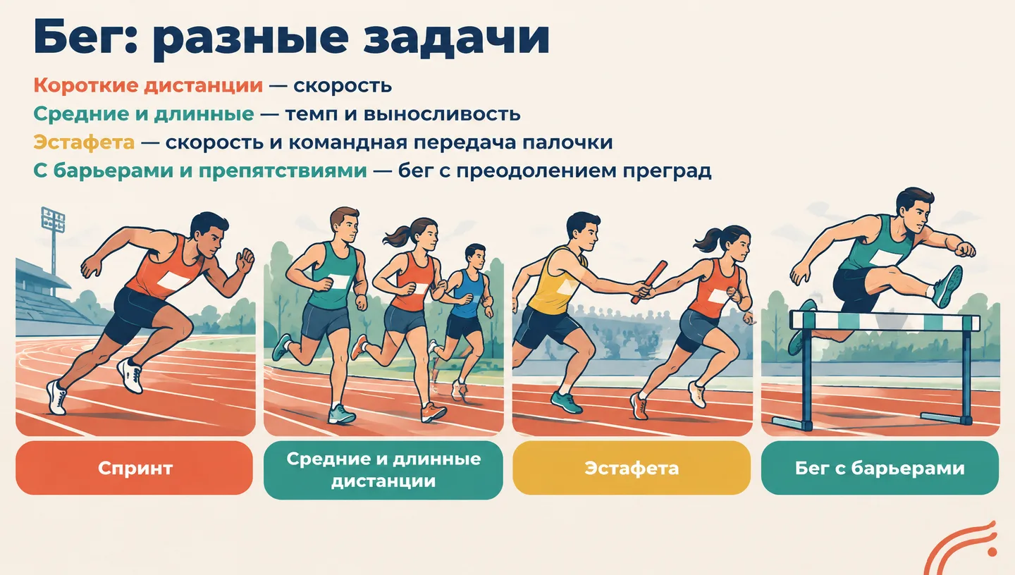 Бег: разные задачи
