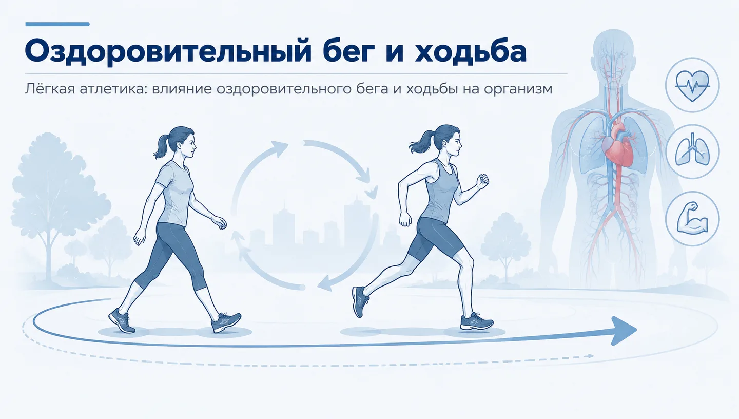 Первый слайд: Оздоровительный бег и ходьба