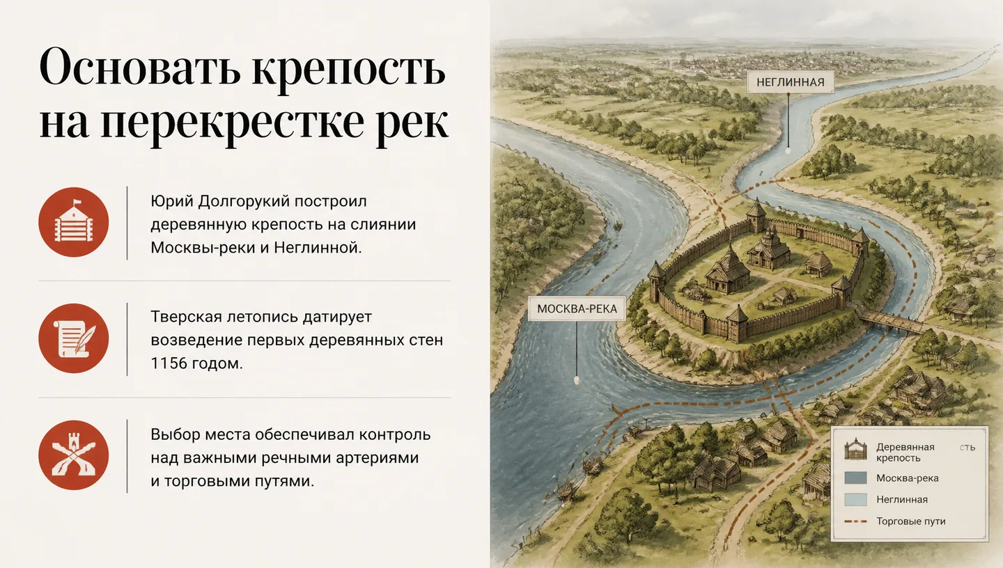 Основать крепость на перекрестке рек