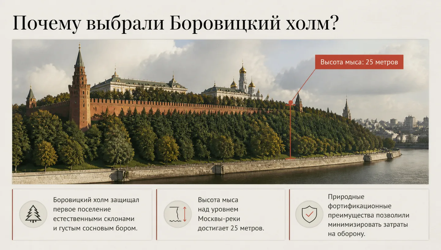 Почему выбрали Боровицкий холм?