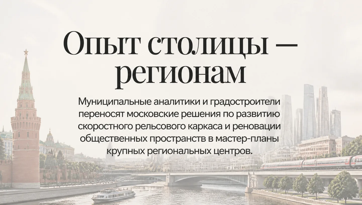 Опыт столицы — регионам