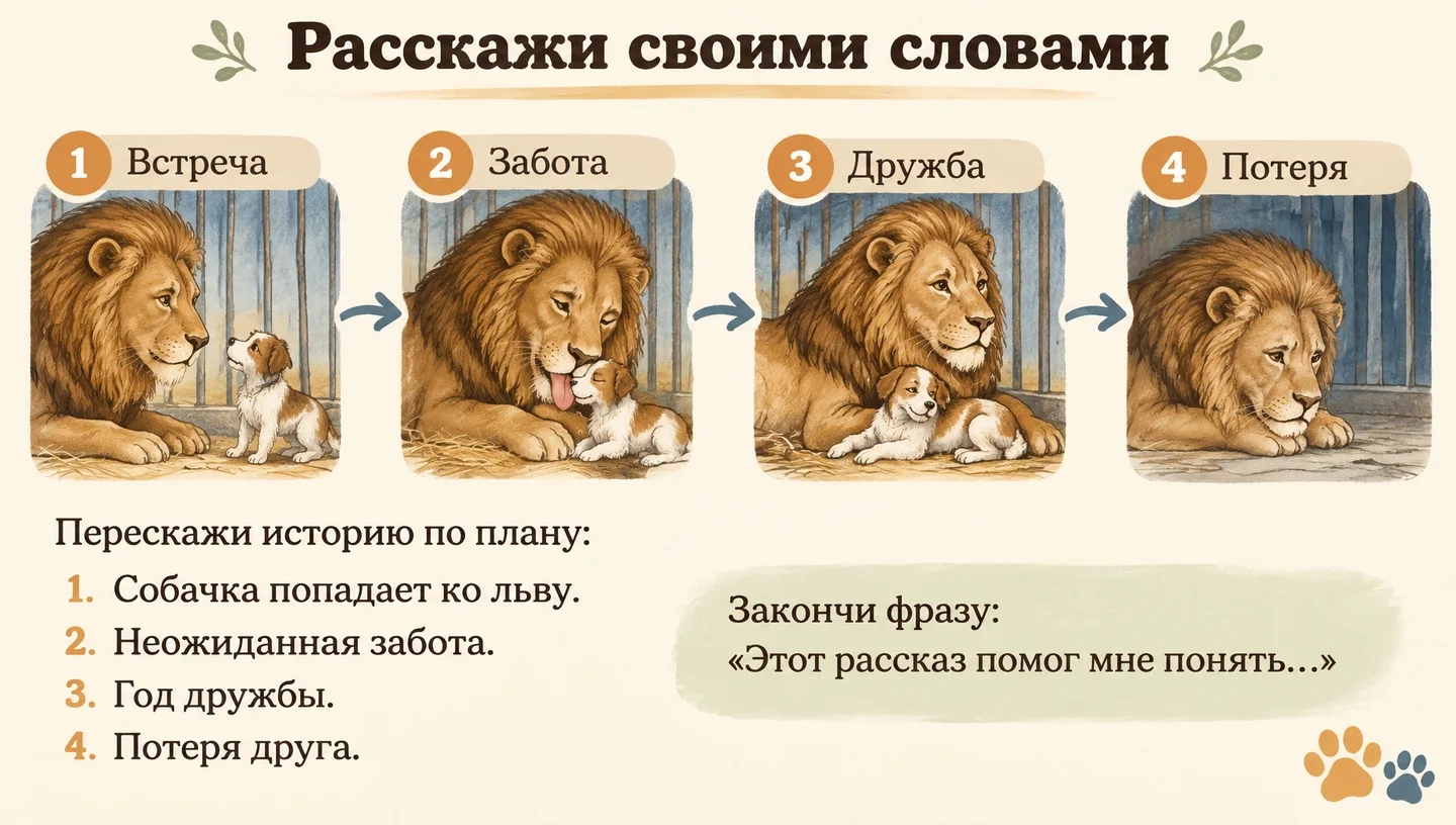 Расскажи своими словами