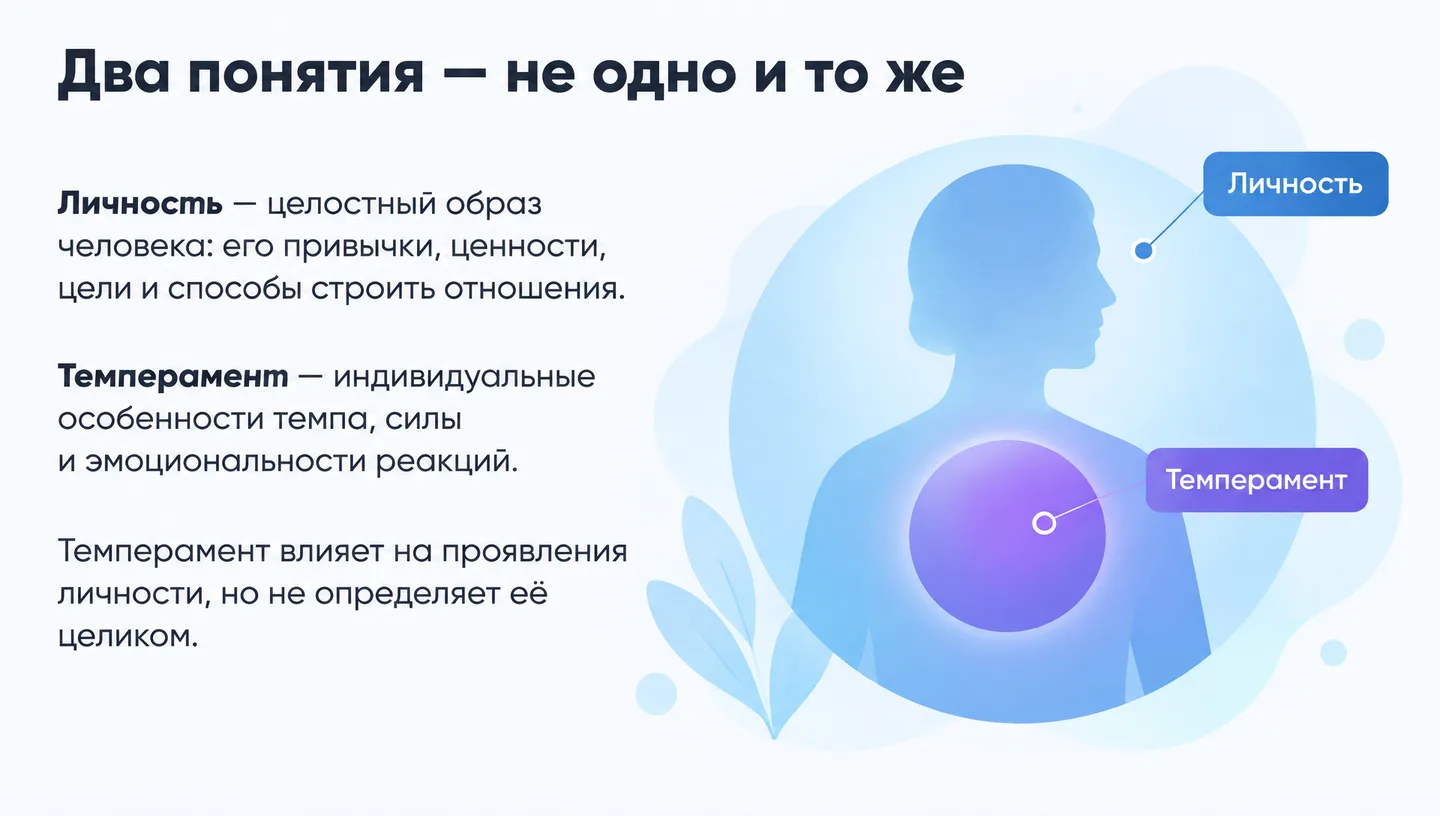 Два понятия — не одно и то же