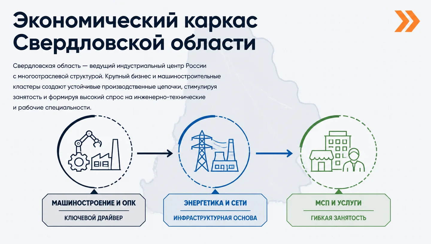 Экономический каркас Свердловской области
